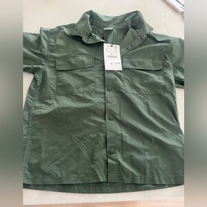 New, Never Worn. Zara green shirt. Boys size 10.